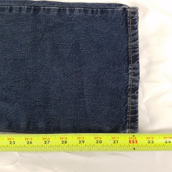 Express Jeans Juniors Size 9 Long High Rise Bootcut Dark Wash Blue Denim 30x32.5 - Picture 7 of 14